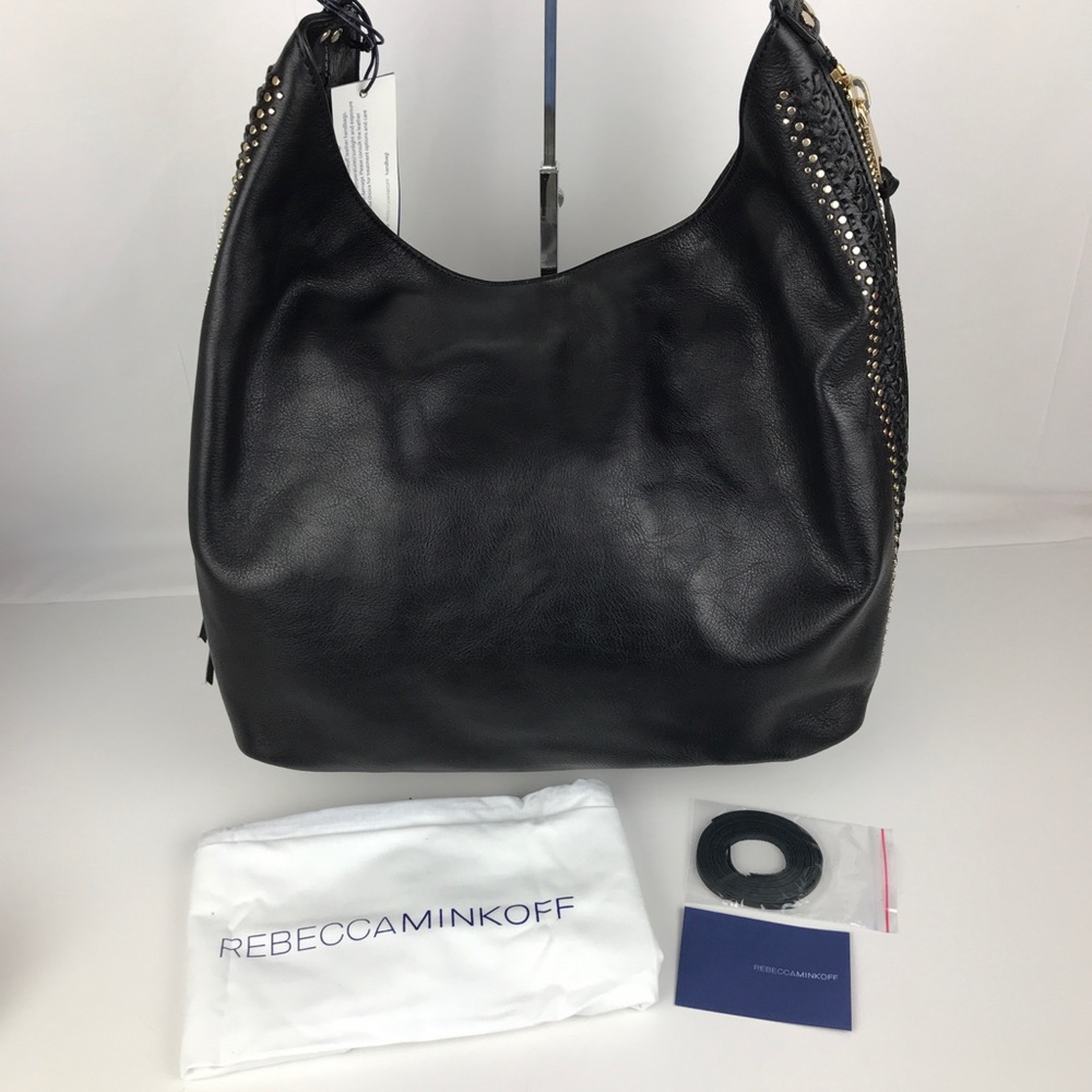 New Rebecca Minkoff Bryn Studded Shoulder Bag - Picture 5 of 8